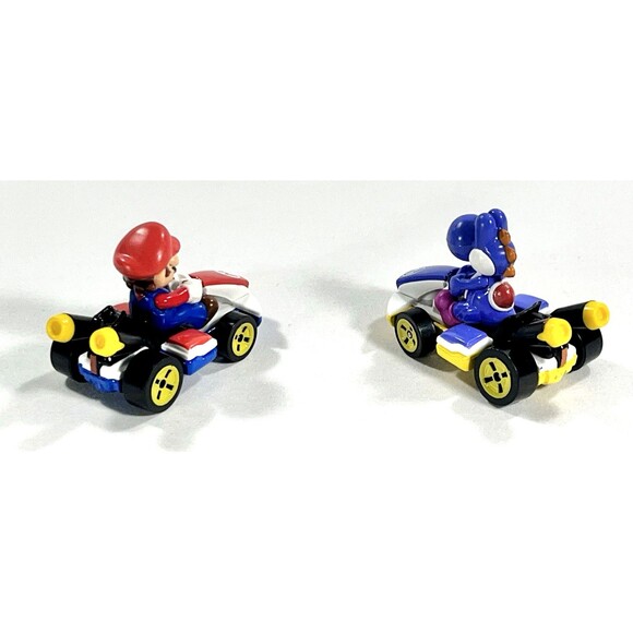 Mattel 2018 Nintendo Mario Kart Die-cast Toys Lot Of 2 Super Mario & Yoshi - Picture 3 of 8